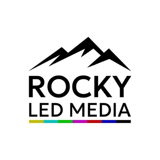 Rocky LED Media โลโก้ บริษัทให้เช่าจอ LED และติดตั้งจอ LED ทั่วประเทศ