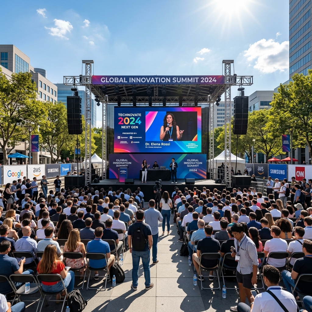 จอ LED Outdoor สำหรับงานอีเวนต์กลางแจ้ง ภาพคมชัดสู้แสงแดด พร้อมทีมติดตั้งโดย Rocky LED Media
